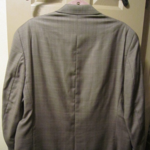 CHAPS RALPH LAUREN TAN PLAID SUIT JKT BLAZER 42R - Picture 8 of 8